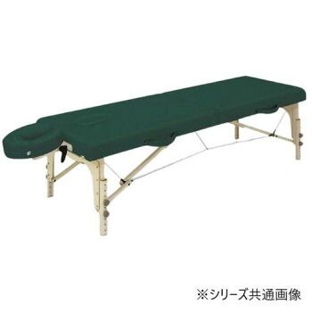【代引き・同梱不可】 高田ベッド製作所 カルロス70 (木製ポータブルベッド) 幅70×長さ183×高さ45/65cm(高さ調節機能付き) メディグリーン TB-209-02|あっとらいふ