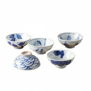 波佐見焼 伊万里青磁絵 茶漬5客揃 007-228M 5310-014