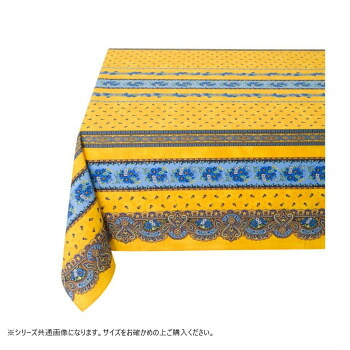 【代引き・同梱不可】 ベイス フランス製 トラディッション テーブルクロス 150×200 イエロー TT05Y021|あっとらいふ
