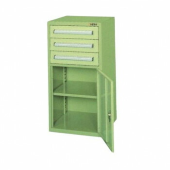 【代引き・同梱不可】 サカエ 工具管理ユニットKU型 450×450×880mm グリーン KU-42C