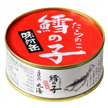 【代引き・同梱不可】 丸海 鱈の子 味付け缶 24缶セット 08-122｜あっとらいふ