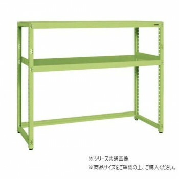 【代引き・同梱不可】 サカエ RKラック 1800×600×1800mm グリーン RKN-8682K