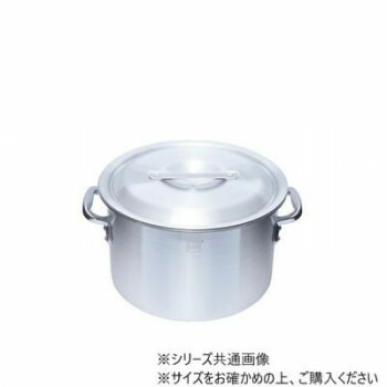 IH対応アルミ半寸胴鍋(目盛付) 21cm IALHZND021