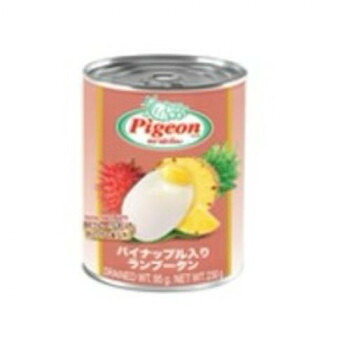 【代引き・同梱不可】 ピジョン　パイナップル入りランブータン・シラップづけ(ヘビー)230g　48個セット