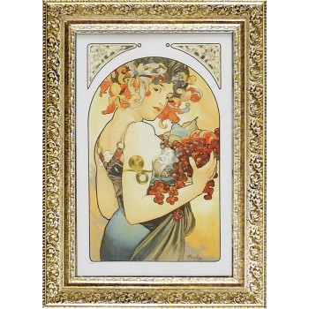 ART FRAMES アルフォンス ミュシャ フルーツ　AM-12002