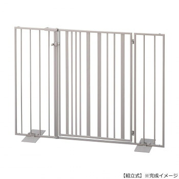 セトクラフト Pet gate ペットゲート ストライプ 扉タイプ ラテ S23-0652｜あっとらいふ