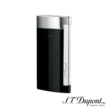 S.T. Dupont　エス・テー・デュポン　ライター　スリム 7 ブラック＆クローム　027700｜あっとらいふ
