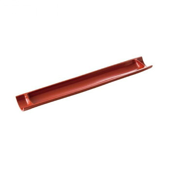 萬洋(まんよう) 半割盛器(朱) 17-600