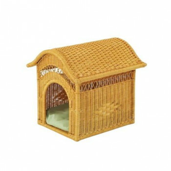 【代引き・同梱不可】 今枝商店　Romantic Rattan　籐ペットハウス　R283