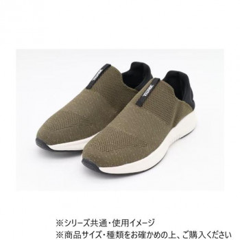 アスティコ かかとを踏んでも大丈夫な らくらく2WAYシューズ タウニークラブ カーキ (L)