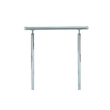 シロクマ　アプローチ手すり(U) シルバー/鏡面 AP-50U　900mm｜あっとらいふ 44,142円