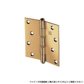 シロクマ キャノン丁番 102×102 金 BS-100