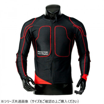 NANKAI プロテクターインナージャケット (サーモトロン) SDW-6109 M ブラック/レッド