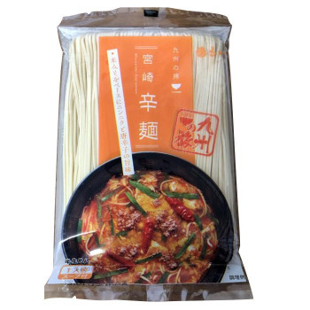 【代引き・同梱不可】 まるいち 宮崎辛麺 ラーメン スープ付 1人前×40入 Z4251|あっとらいふ