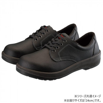 シモン 安全性のある靴 7511黒 24糎 1128740