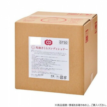 【代引き・同梱不可】 フェニックス 馬油さくらコンディショナー 18L