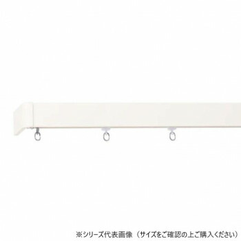 【代引き・同梱不可】 30018461 トーソー(TOSO) 装飾レール レガ-トユニ Mセット ホワイト シングル3.00m