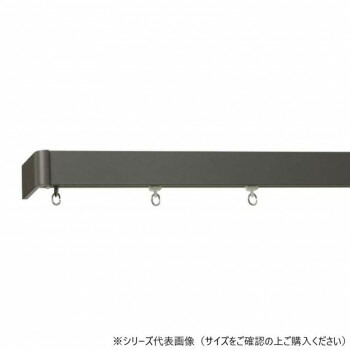 【代引き・同梱不可】 30018496 トーソー(TOSO) 装飾レール レガ-トユニ Mセット グレー シングル3.00m