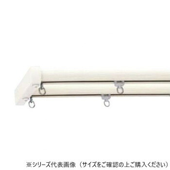 【代引き・同梱不可】 30007311 トーソー(TOSO) 機能性レール ネクスティ Mセット ホワイトグレイン ダブル2.73m｜あっとらいふ