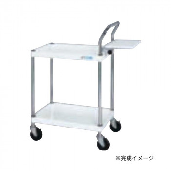 【代引っ張ること・同梱不可】 サカエ ピッ第一人者手押し車 600×400×740粍 パール白いこと パソコン-6472W