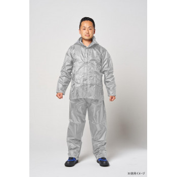 【代引き・同梱不可】 コヤナギ レインウェア ファンプラスライトIIP-12 シルバー 7L