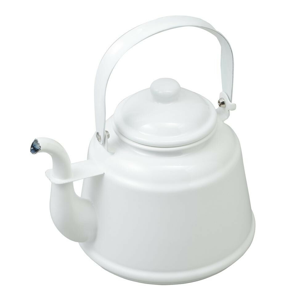 代引き 同梱不可 レトロ ホーローケトル Ih対応 ホワイト Rtk 01 Fmcholollan Org Mx