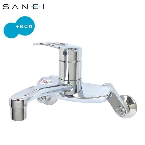 SANEI キッチン用 シングル混合栓 上向きパイプ エコ 節約 K2710E-13