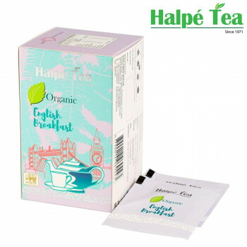 代引き 同梱不可 Halpe Tea ハルプティ 有機フェアトレード イングリッシュブレックファースト ティーバッグ 12個 septicin Com