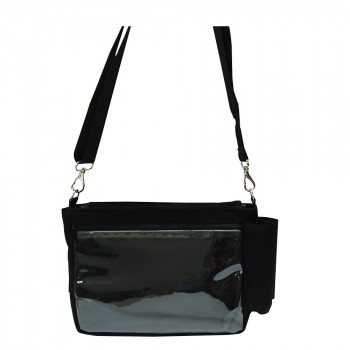 推し活 ライブラポシュmii ブラック ライブ用ポシェット クリアポケット ペンライトポケット付 073 Sobolewscy Pl