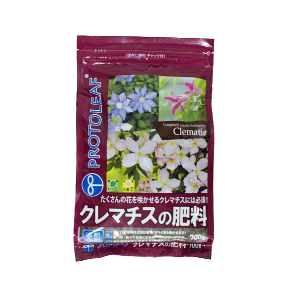 たくさんの花を咲かせるクレマチスに 肥料 ガーデニング 農業 プロトリーフ クレマチスの肥料 700g 30セット あっとらいふ 用土 肥料 代引き 同梱不可