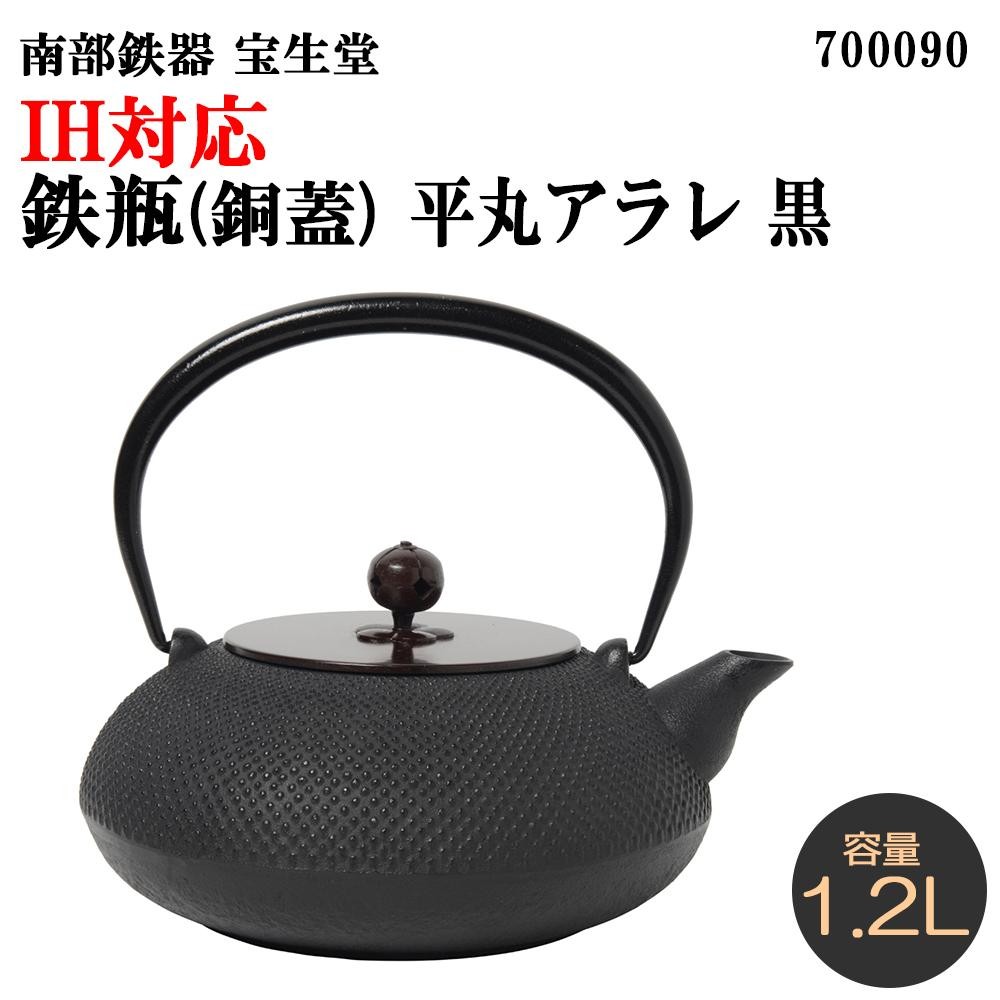 南部鉄器 IRONCRAFT IH対応鉄瓶 MT-203 膳 茶 大 2L