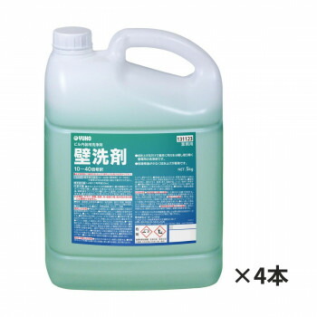 業務用 内装壁用洗浄剤 壁洗剤 5kg×4本入り 131123