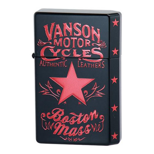 オイルライター ライター Vanson Gear Top あっとらいふ V Gt 08 優れた構造とメンテナンス性を両立したオイルライター 喫煙具 スターデザイン 玩具 ブラック