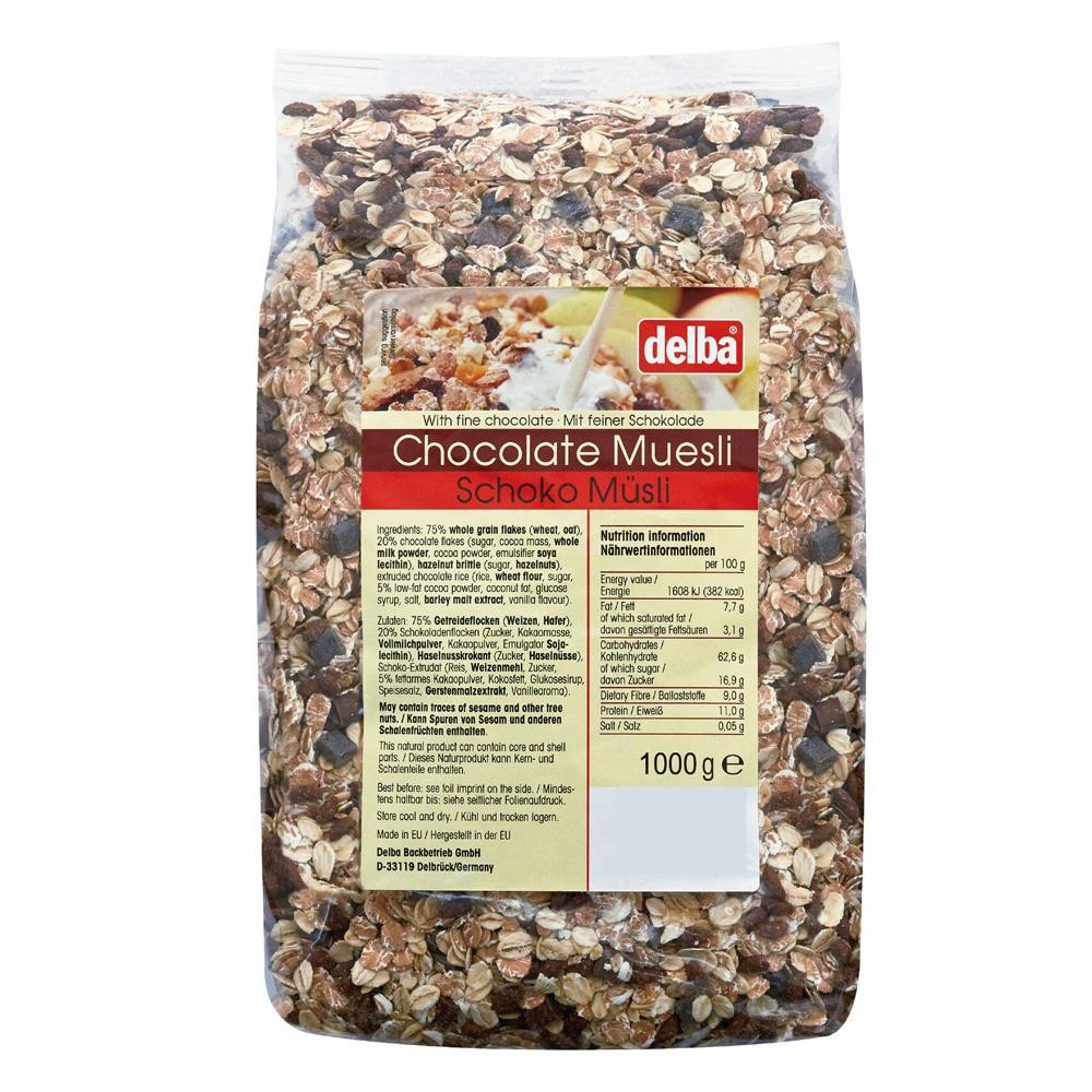 最安値に挑戦 楽天市場 代引き 同梱不可 Delba デルバ チョコレートミューズリー 1kg 10個セット 米 雑穀 パン シリアル あっとらいふ 宅送 Lexusoman Com