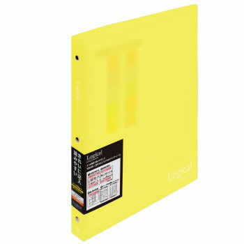 楽天市場 ナカバヤシ ロジカルバインダーノート ワイド イエロー Bn 02a Y あっとらいふ