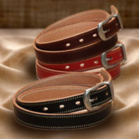 【送料無料】KC,s ケイシイズ ケーシーズ 1インチ ダブルステッチ ベルト kmd703/ベルト レザーベルト メンズ men's 男性用 紳士 本革 革 皮 ビジネス｜あっとらいふ