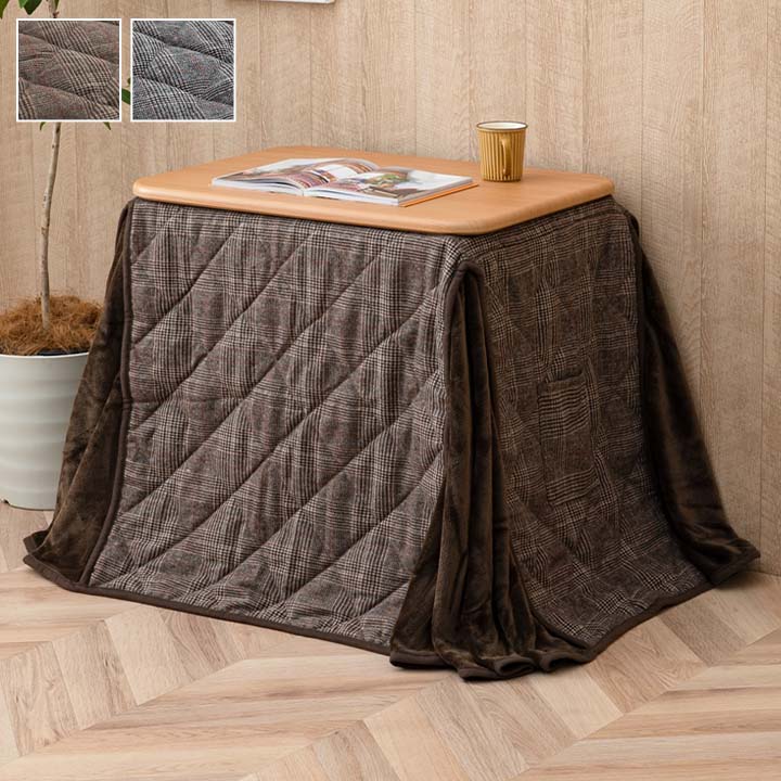 バランパーソナル単品 (I) こたつ布団 省スペース パーソナル チェック柄 単品 約184×204cm お買い物マラソン