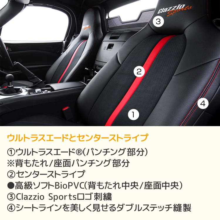 大得価SALE】 Clazzio 車種専用シートカバー ABオリジナル