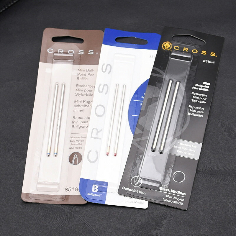 Cross Refills Micro Blue Medium Point Ballpoint Pen 8518-6 New in Box