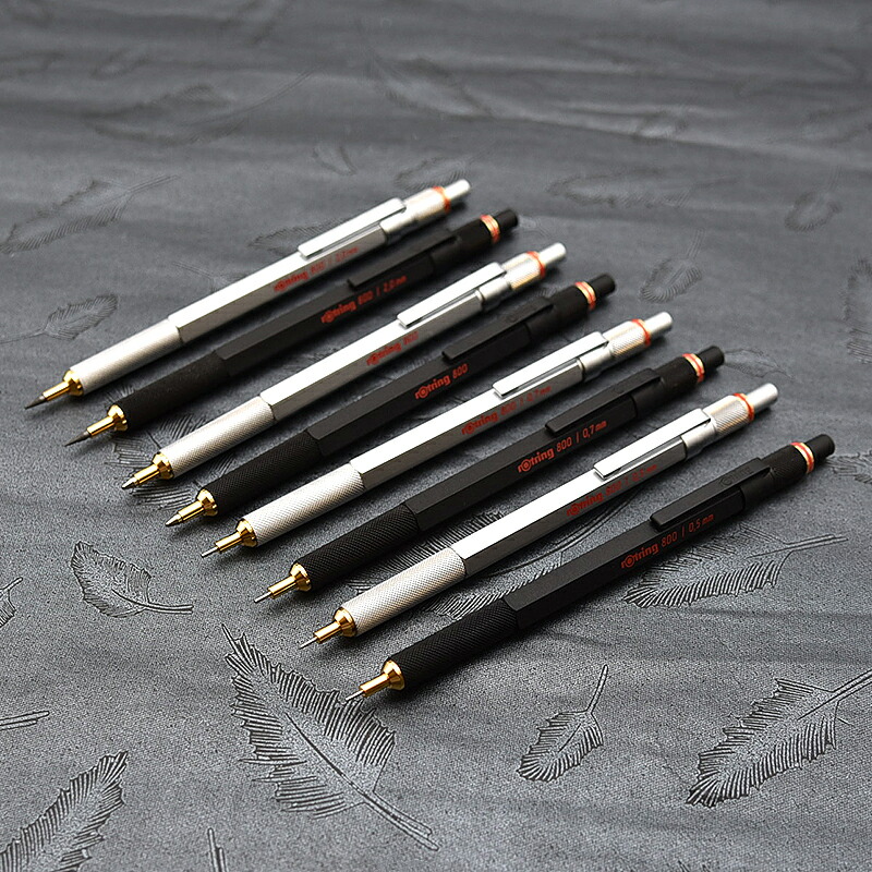 ROTRING ロットリング 800 ブラック シャープペンシル 0.5mm 回転式