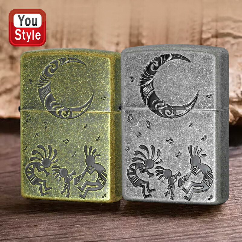 ジッポー ZIPPO ライター フカシロ KOKOPELLI ココペリ エッチング シルバー 1201S610/真鍮 1201S611 ギフト プレゼント お祝い 記念品 誕生日 メンズ レディース 就職 豪華 喫煙具 ファッション 父の日 敬老の日