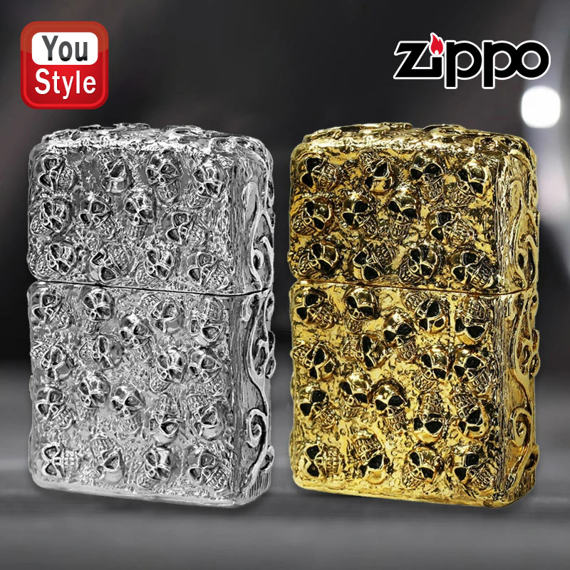 ジッポー ZIPPO オイルライター スカルジャケット Skull Jacket 銀イブシ 53394 金イブシ 53400 お祝い 記念品 メンズ レディース 豪華 喫煙具 かっこいい ギフト プレゼント