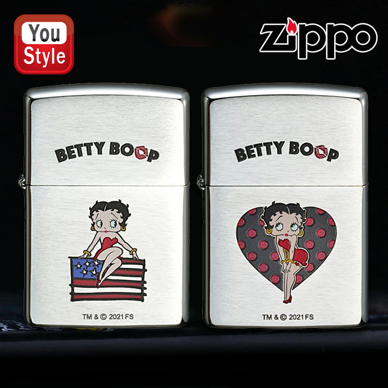 ライター ジッポー ZIPPO オイルライター CHARACTER キャラクター Betty Boop ベティブープ フラッグ 80218 ハート 80219 豪華喫煙具 90周年 ベティちゃん キュート アニメ かわいい レディース メンズ 女性 ギフト プレゼント 動画あり 可愛い