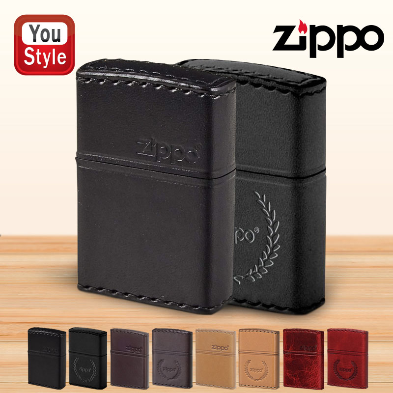 ジッポーZIPPO オイルライター オリジナル 本革手縫い 革巻き レザー 本牛革 横ロゴ/月桂樹 ブラック B-5/ブラック B-7/ブラウン DB-5/ブラウン DB-7/キャメル LB-5/キャメル LB-7/ダメージレッド RD-5/ダメージレッド RD-7 メンズ 豪華 喫煙具 ファッション 父の日 敬老の日