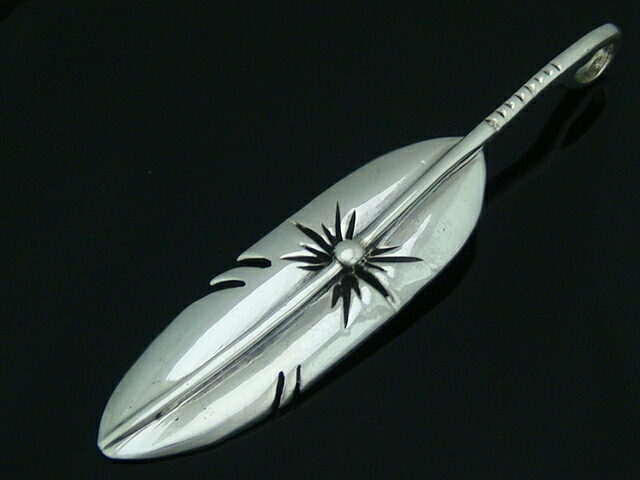 シルバー925 フェザー 羽根 メンズペンダントトップ silver925 シルバーアクセサリー ペンダントヘッド ペンダントトップ ボヘミアンアクセサリー