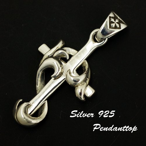 silver 925　ペンダントトップ　クロスネックレス　十字架 楽天市場】ペンダントトップ のみ シルバー925 クロス 十字架