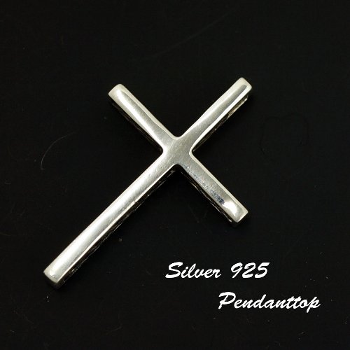[8/5まで出品]　Silver925　クロス　トップ SILVER925 フェザークロス ペンダントトップ 送料込み - メルカリ