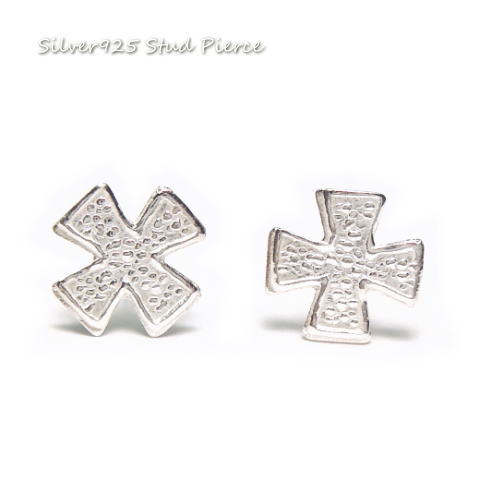 925シルバー クロスモチーフピアス シルバー925 ピアス クロス クロスモチーフ ピアス 両耳用 十字架 32