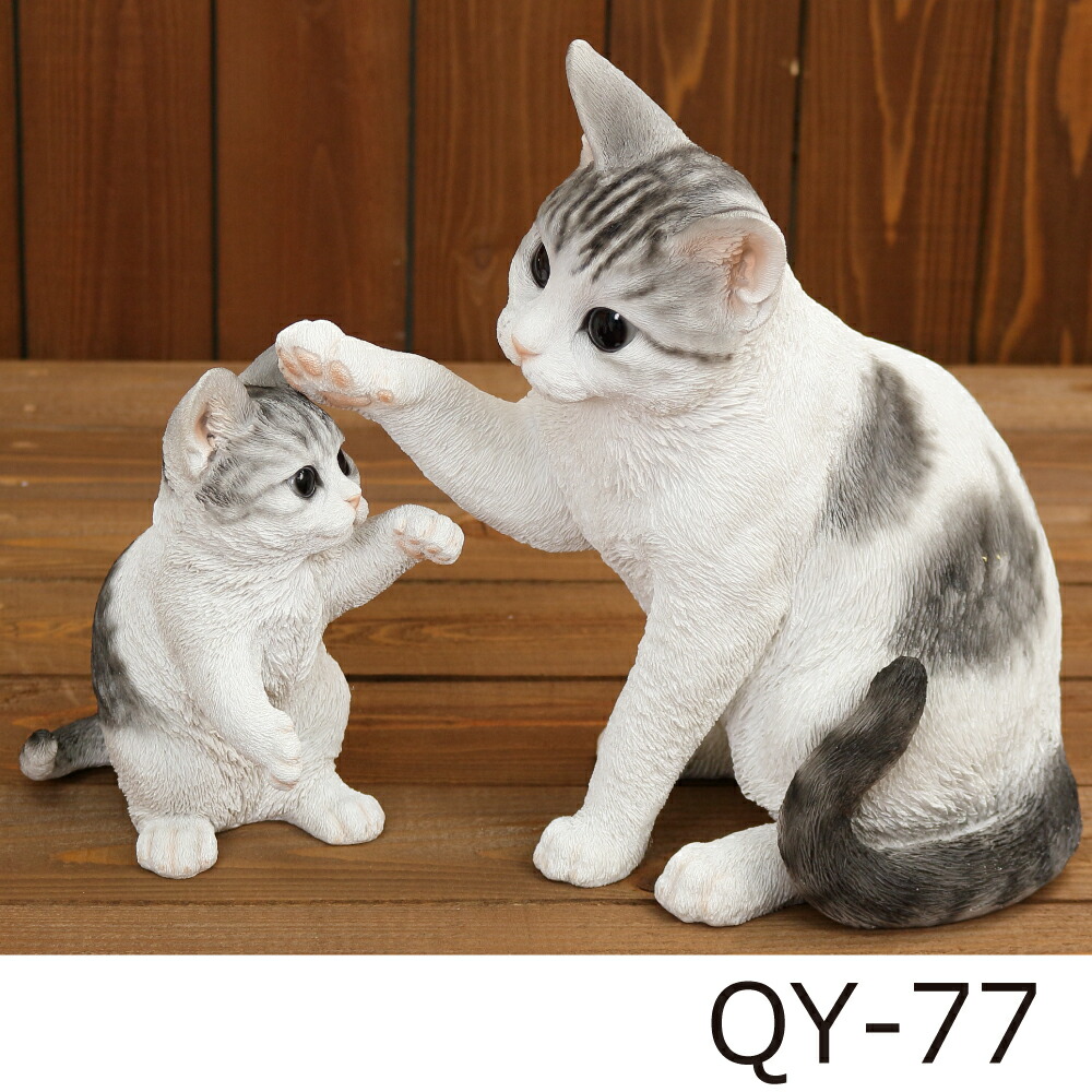 楽天市場】シャチの置物 鯱の親子 2点セット リアルな しゃち