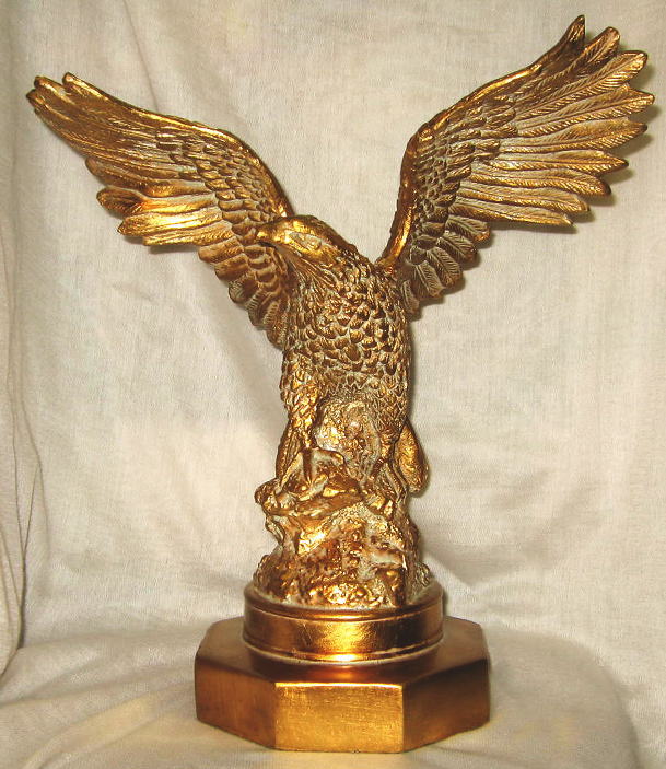 楽天市場】アンティークゴールド イーグル スタチュー 鷲の置物 ワシ